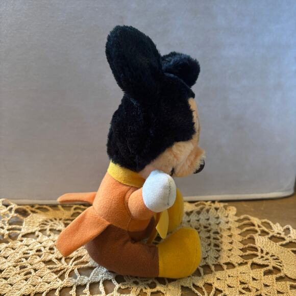 Vintage Mickey Mouse A Christmas Carol Plush Toy Collectible Series Disney 80s - Picture 2 of 9